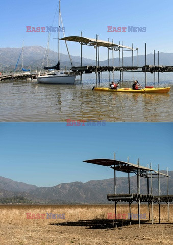 Wyschnięte jezioro w Chile