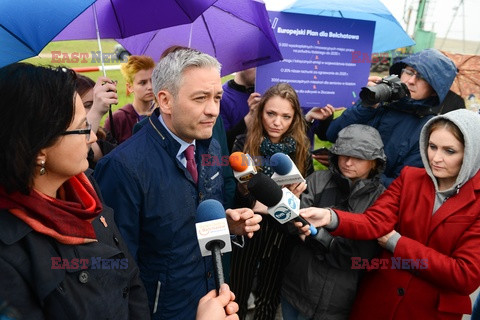 Robert Biedroń w Kleszczowie