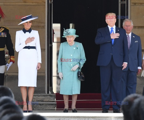 Donald i Melania Trump z wizytą w Wielkiej Brytanii