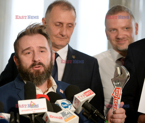 Piotr Liroy-Marzec prezentuje swój komitet wyborczy
