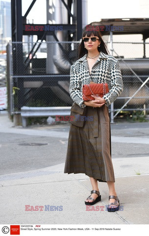 Street fashion na Tygodniu Mody w Nowym Jorku - lato 2020