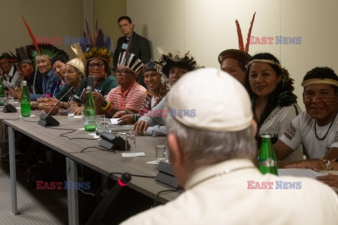 Papież Franciszek spotkał się z Indianami z Amazonii