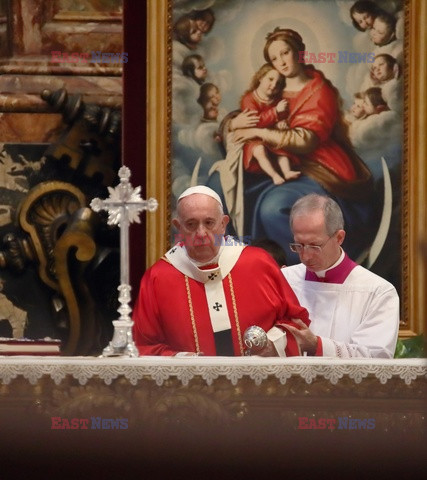 Papież Franciszek -  msza za dusze zmarłych kardynałów i biskupów, Watykan