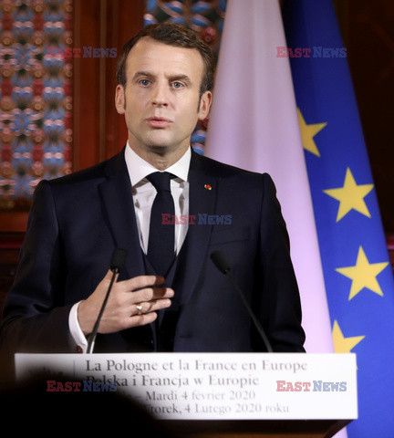 Prezydent Francji Emmanuel Macron z wizytą w Polsce
