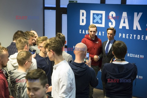 Kandydat na prezydenta Krzysztof Bosak w Łomży