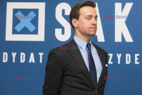 Kandydat na prezydenta Krzysztof Bosak w Łomży