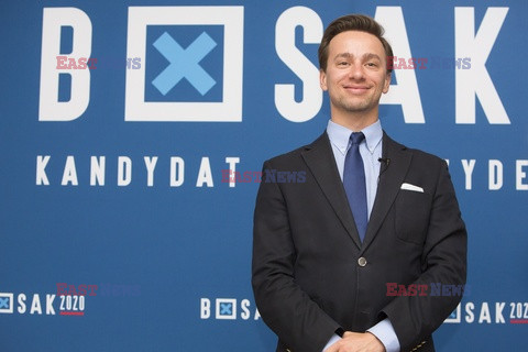 Kandydat na prezydenta Krzysztof Bosak w Łomży