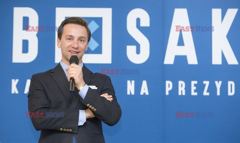 Kandydat na prezydenta Krzysztof Bosak w Łomży