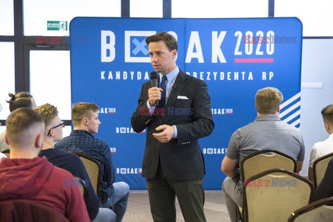 Kandydat na prezydenta Krzysztof Bosak w Łomży