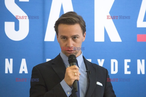 Kandydat na prezydenta Krzysztof Bosak w Łomży