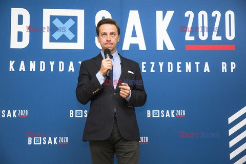 Kandydat na prezydenta Krzysztof Bosak w Łomży