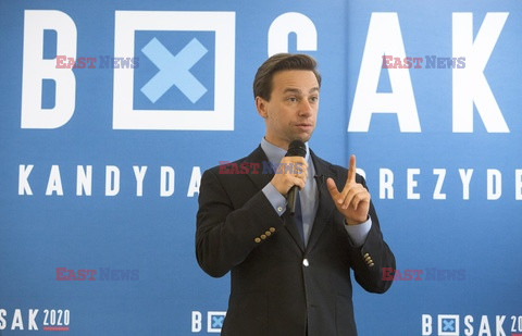 Kandydat na prezydenta Krzysztof Bosak w Łomży