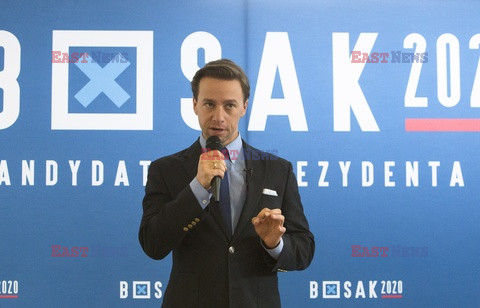 Kandydat na prezydenta Krzysztof Bosak w Łomży