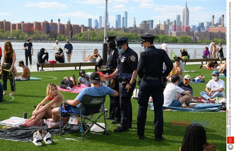 Wyznaczone miejsca na piknik w parku w Nowym Jorku