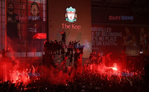 Fani Liverpoolu świętują mistrzostwo Anglii