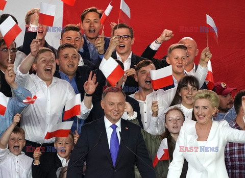 Wieczór wyborczy Andrzeja Dudy