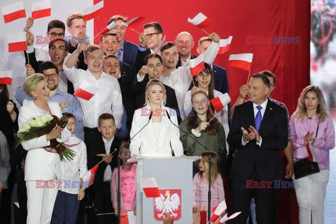 Wieczór wyborczy Andrzeja Dudy