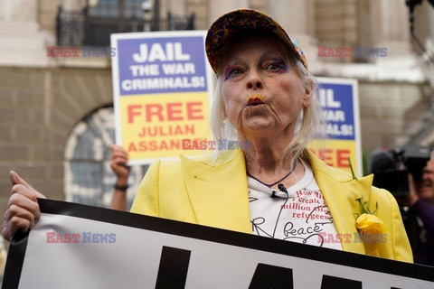 Vivienne Westwood protestuje przeciwko ekstradycji Assange'a
