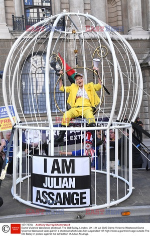 Vivienne Westwood protestuje przeciwko ekstradycji Assange'a