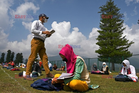 Szkoła w górach Kaszmiru - AFP