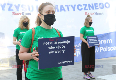Pozew klimatyczny Greenpeace przeciw PGE GiEK