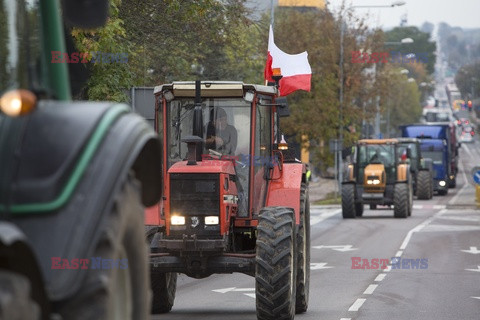 Kolejny protest rolników przeciwko piątce Kaczyńskiego