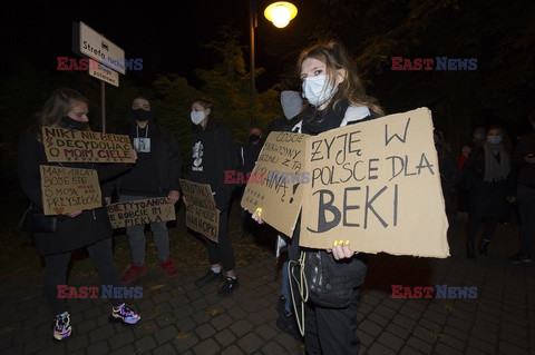 Wspolny protest rolnikow i kobiet w Nowym Dworze Gdanskim