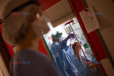 Na oddziale intensywnej terapii we francuskim szpitalu - AFP