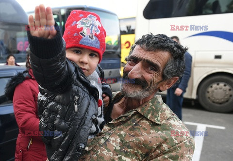 Uchodźcy z Górskiego Karabachu wracaja do domów
