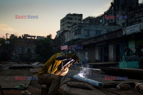 Przemysł stoczniowy w Bangladeszu - AFP
