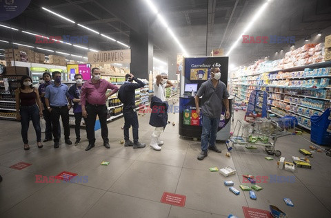 Protesty w sklepach sieci Carrefour w Brazylii