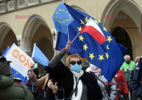 Demonstracja "My zostajemy! Jesteśmy Europą!"