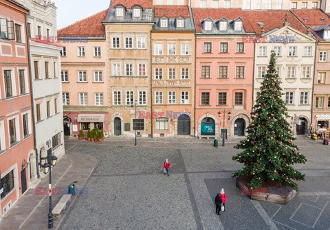 Świąteczne dekoracje w Warszawie