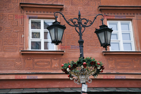 Świąteczne dekoracje w Warszawie