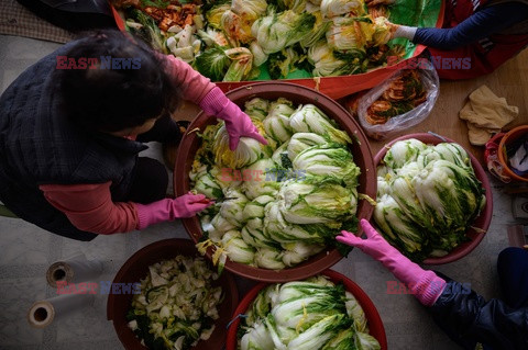 Produkcja kimchi - AFP
