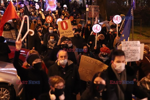 Protest Strajku Kobiet we Wroclawiu