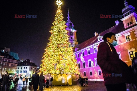 Inauguracja świątecznej iluminacji w Warszawie