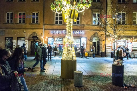 Inauguracja świątecznej iluminacji w Warszawie