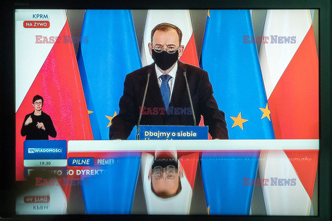 Konferencja prasowa premiera Mateusza Morawieckiego