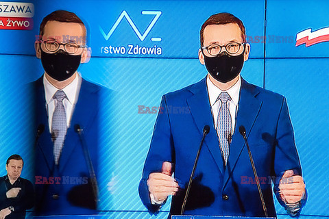 Konferencja prasowa premiera Mateusza Morawieckiego