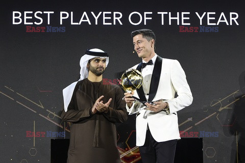 Robert Lewandowski Piłkarzem Roku Dubai Globe Soccer