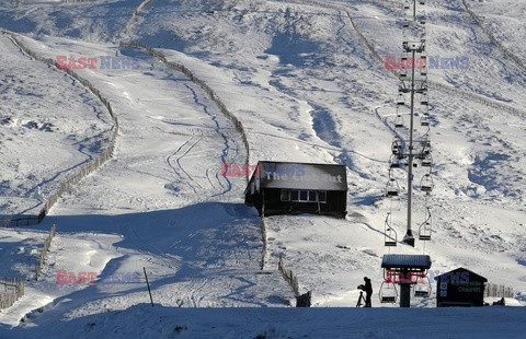 Nieczynne wyciągi narciarskie w Szkocji