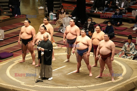 Zawody sumo w Tokio