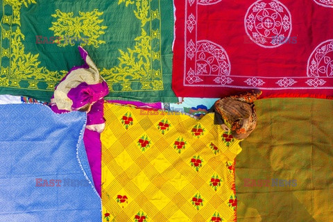 Wzorzyste materiały z Bangladeszu