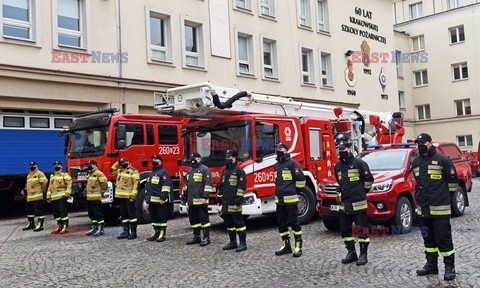 Wyjazd strażaków na Słowację do pomocy przy Covid - 19