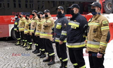 Wyjazd strażaków na Słowację do pomocy przy Covid - 19