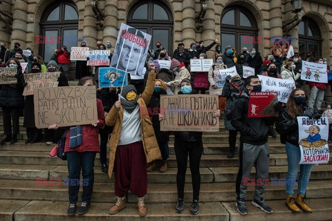Protesty w obronie Nawalnego na świecie
