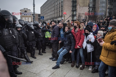 Protesty w obronie Nawalnego na świecie