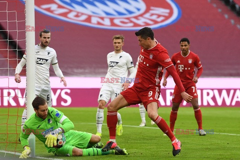 Gol Lewandowskiego w meczu z Hoffenheim