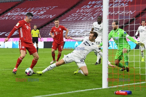 Gol Lewandowskiego w meczu z Hoffenheim